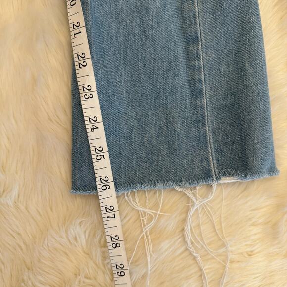 Everlane Light Wash Cut Off Straight Denim Jeans 27 - Picture 7 of 10